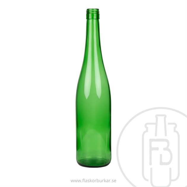 Riesling bottle 750ml green, BVS
